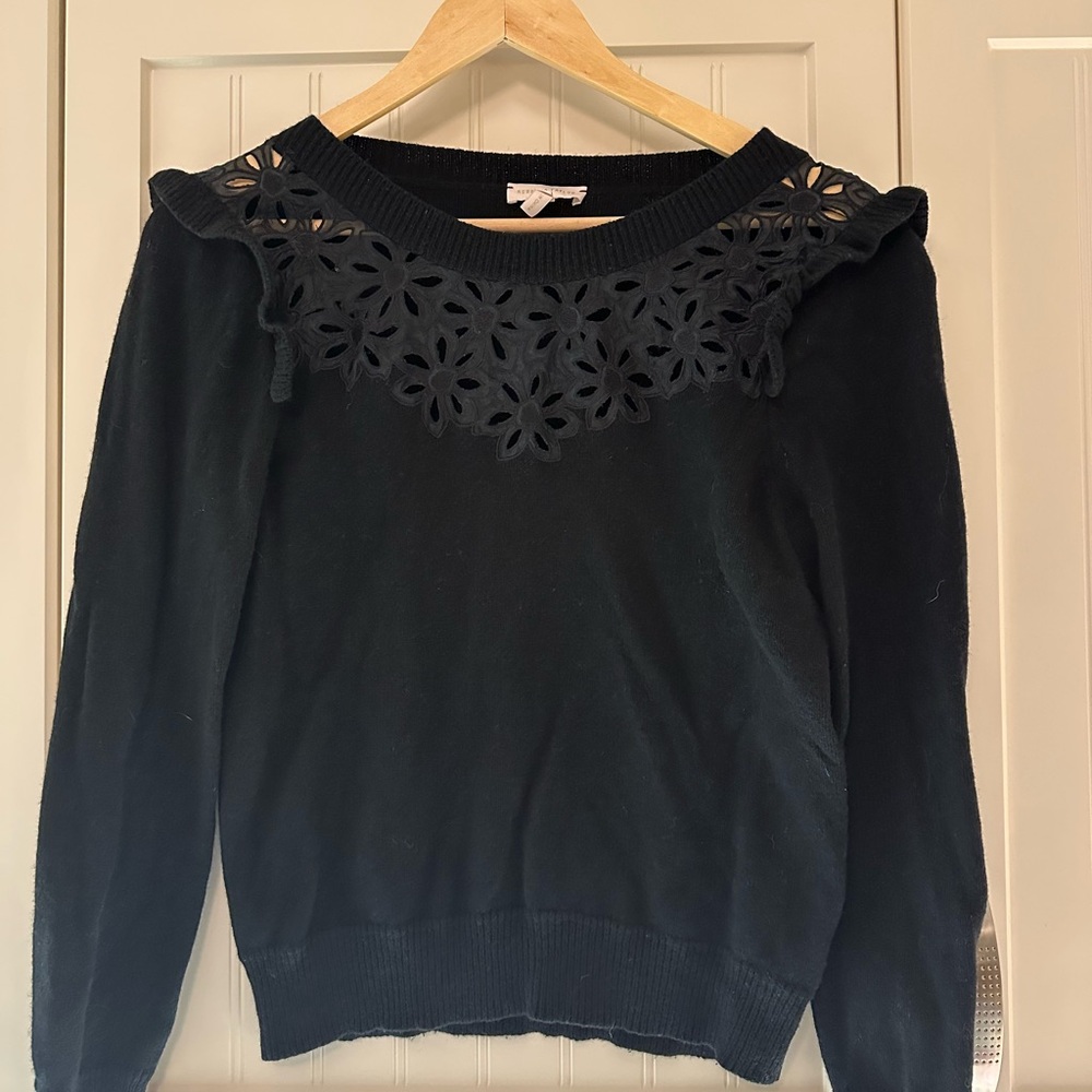 Rebecca Taylor Black Sweater
